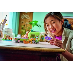 Klocki LEGO 42695 Przyczepa z Koniem i Źrebaczk FRIENDS